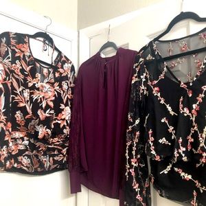 Three White House/Black Market tops